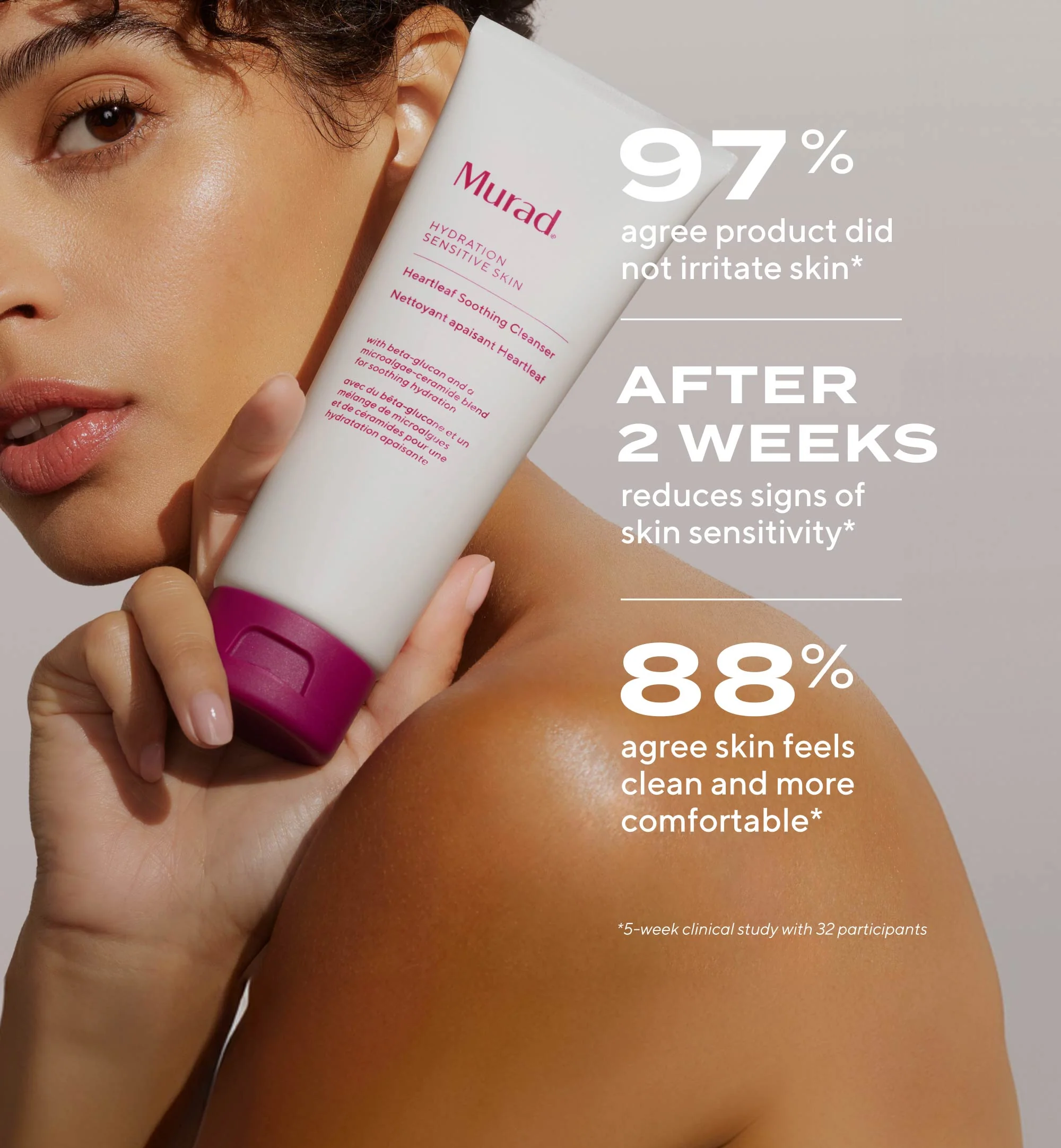Heartleaf Soothing face cleanser voor de gevoelige huid & eczeem huid - Afbeelding 4